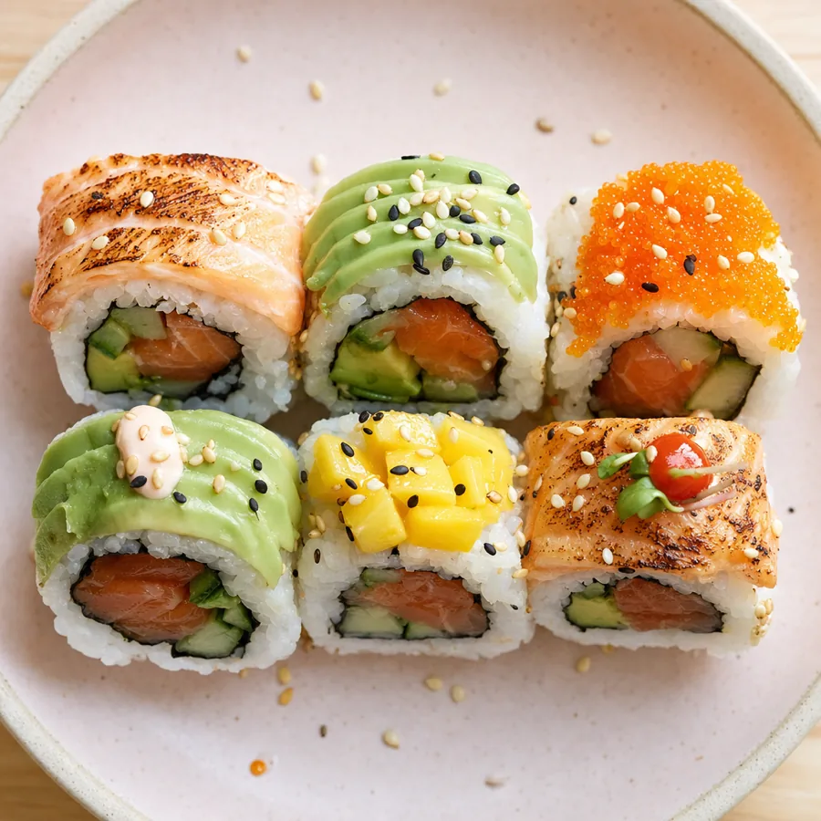 Rolki Funky Sushi z bliska