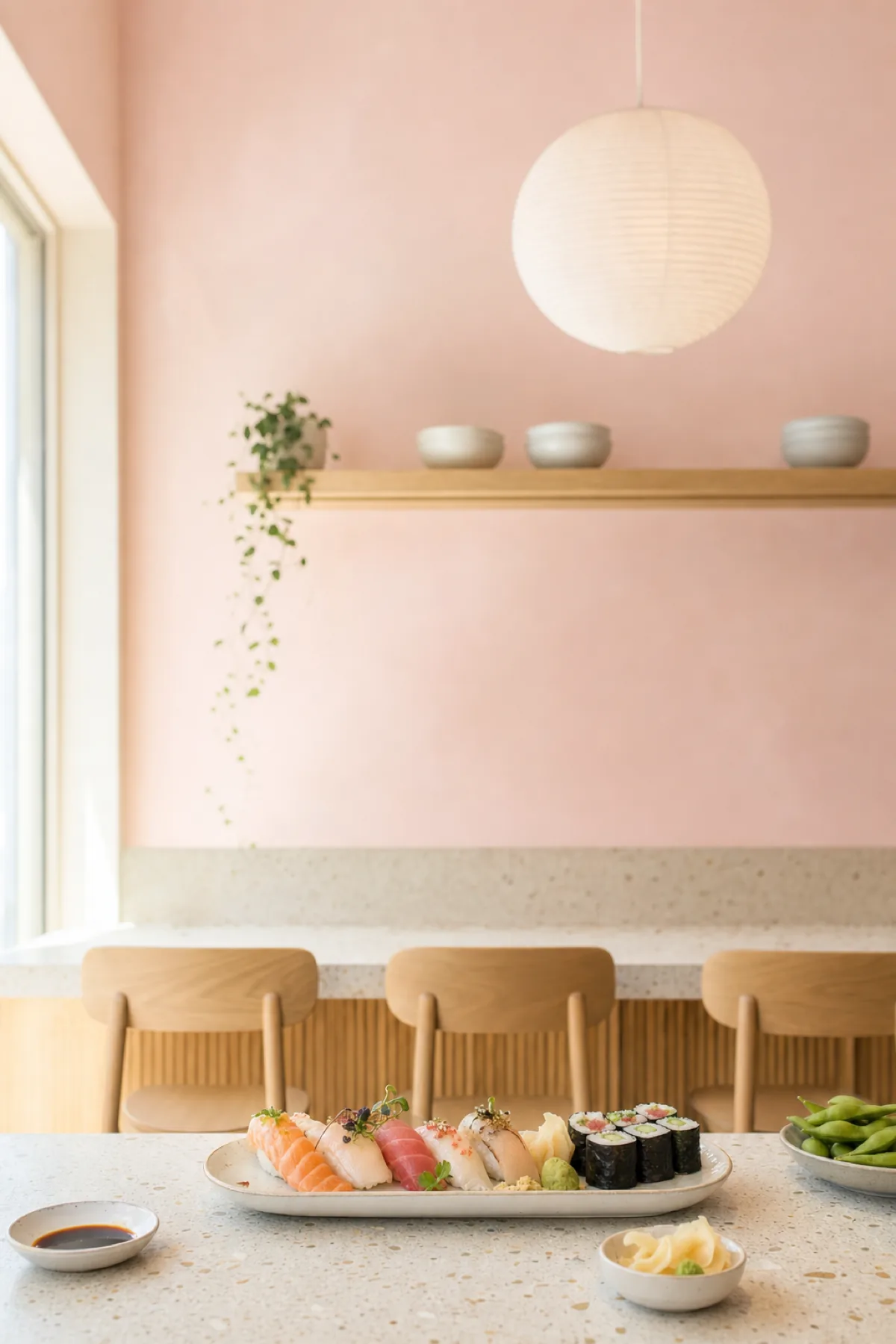 Wnętrze lokalu Sushi w Dłoń
